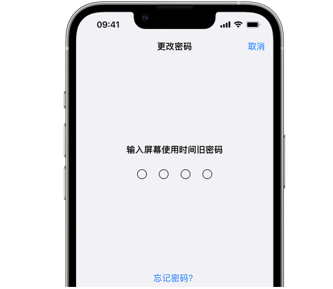 横林镇iPhone屏幕维修分享iPhone屏幕使用时间密码忘记了怎么办 