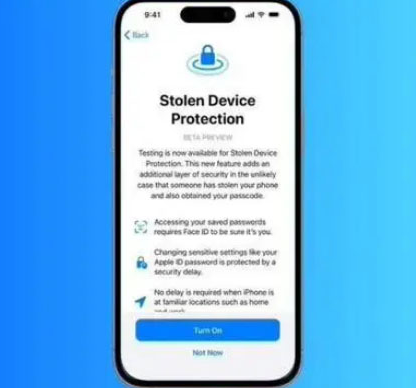 横林镇苹果授权维修店分享被盗设备保护功能开启方法 