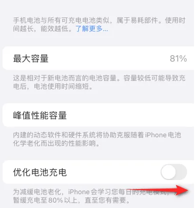 横林镇苹果15维修分享iPhone15充电到80%就充不进电了怎么办 