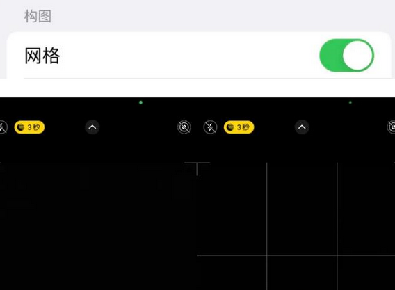 横林镇苹果手机维修网点分享iPhone如何开启九宫格构图功能
