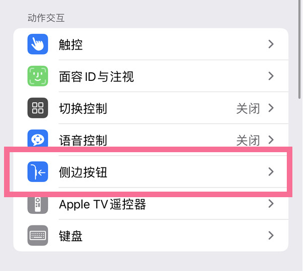 横林镇苹果14维修店分享iPhone14 Plus侧键双击下载功能关闭方法 