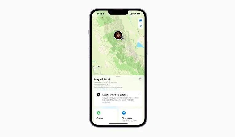 横林镇苹果14维修分享iPhone14系列中 FindMy功能通过卫星分享位置方法教程 